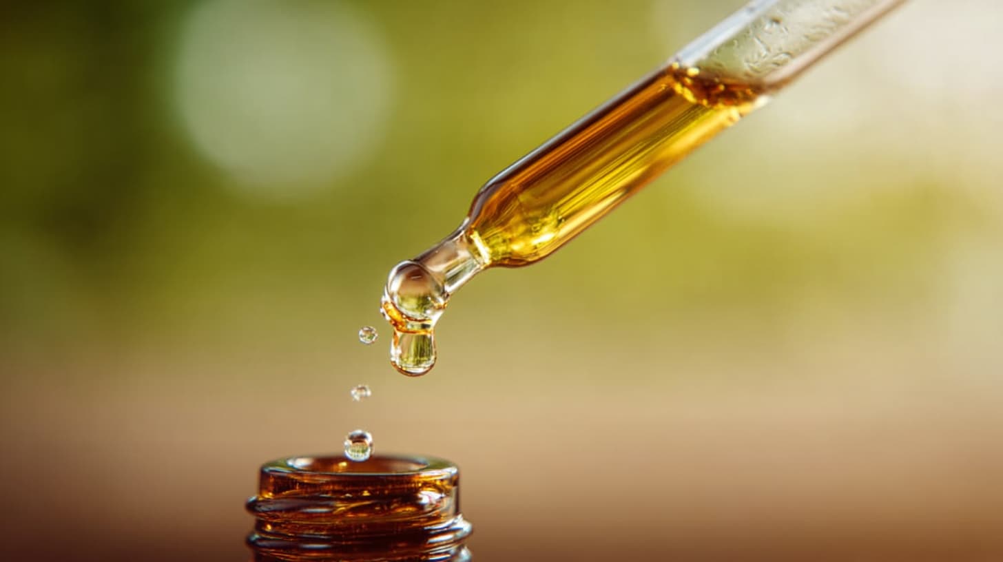 gocce di olio cbd